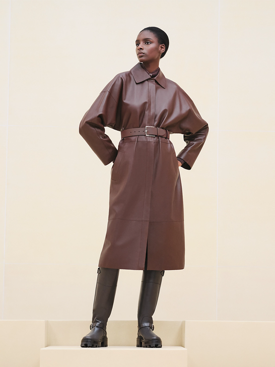 The Leather Trench: Hèrmes