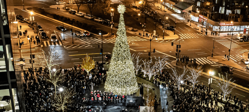 CityCenterDC Tree lighting